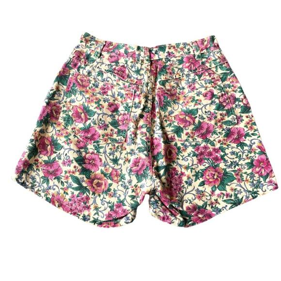 Vintage Michael Summer Floral Denim Shorts - Picture 2 of 5